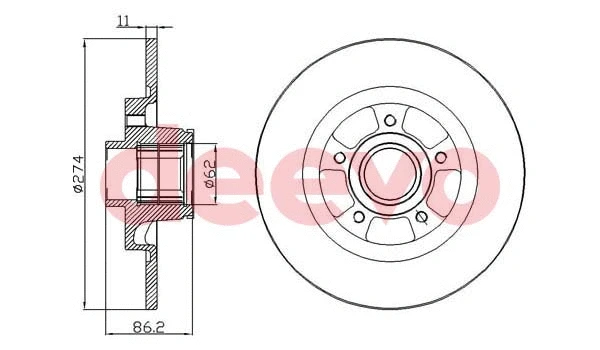 Brake Disc (BD24560)