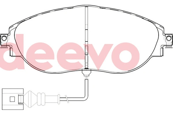 Brake Pad Set, disc brake (BP81620)