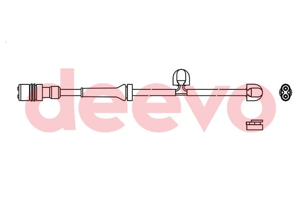 Warning Contact, brake pad wear (BW11620)