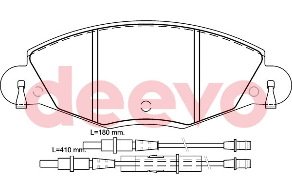 Brake Pad Set, disc brake (BP58260)