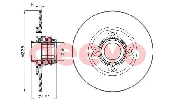 Brake Disc (BD25100)