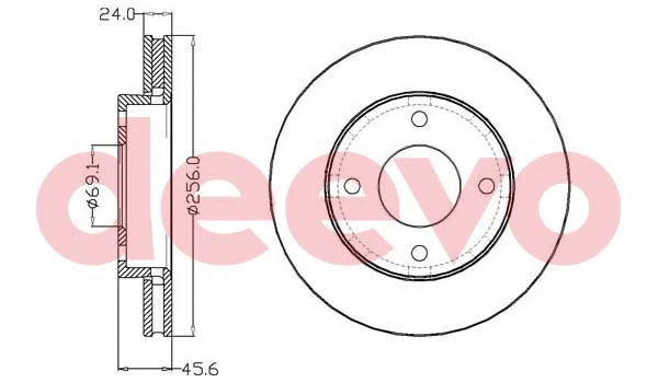 Brake Disc (BD18600)
