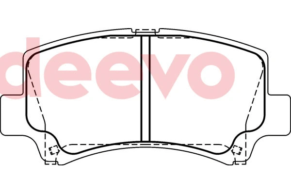 Brake Pad Set, disc brake (BP77100)