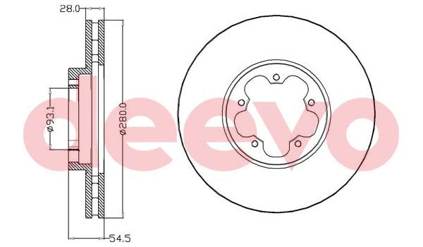 Brake Disc (BD18340)