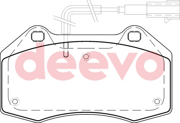 Brake Pad Set, disc brake (BP56080)