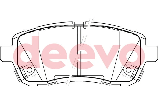 Brake Pad Set, disc brake (BP50460)