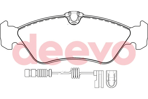 Brake Pad Set, disc brake (BP58640)