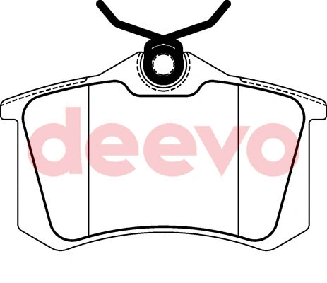 Brake Pad Set, disc brake (BP50020)
