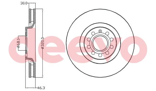 Brake Disc (BD12820)