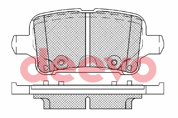 Brake Pad Set, disc brake (BP86220)