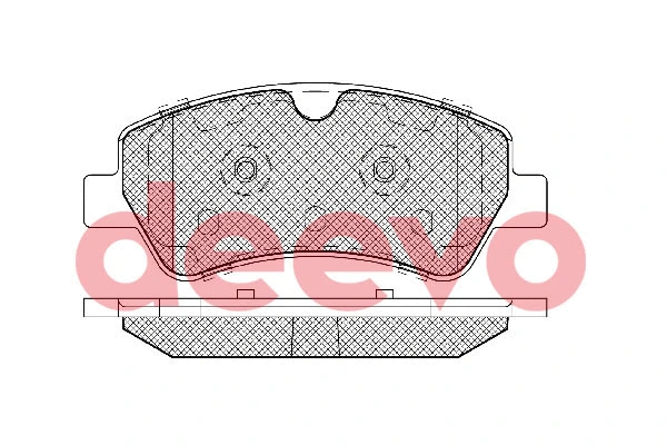 Brake Pad Set, disc brake (BP85440)