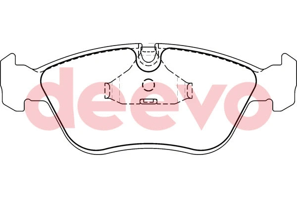 Brake Pad Set, disc brake (BP57020)