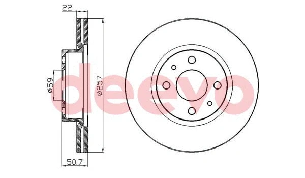 Brake Disc (BD25780)