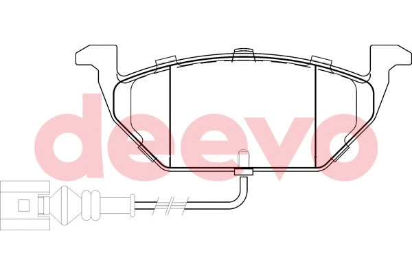 Brake Pad Set, disc brake (BP50040)