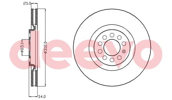 Brake Disc (BD34500)