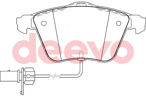 Brake Pad Set, disc brake (BP57000)