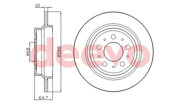Brake Disc (BD12480)