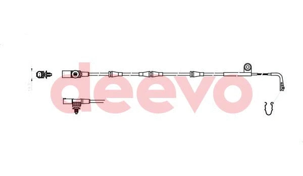 Warning Contact, brake pad wear (BW11040)