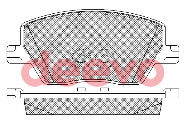 Brake Pad Set, disc brake (BP86160)