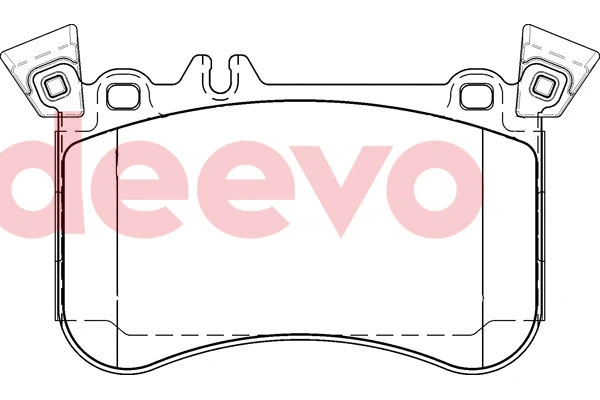 Brake Pad Set, disc brake (BP82020)