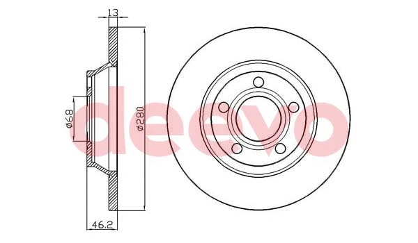 Brake Disc (BD31080)