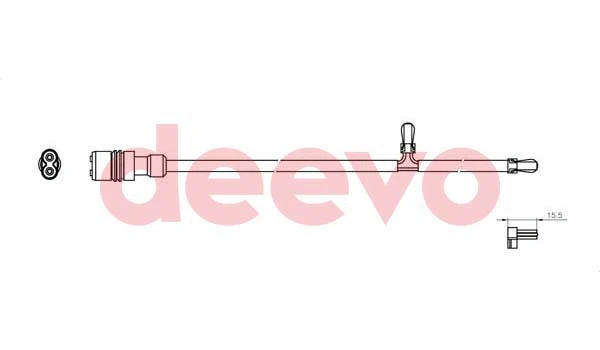 Warning Contact, brake pad wear (BW11580)