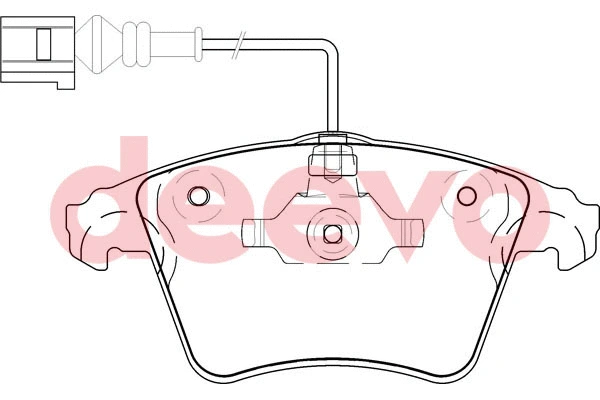 Brake Pad Set, disc brake (BP58120)
