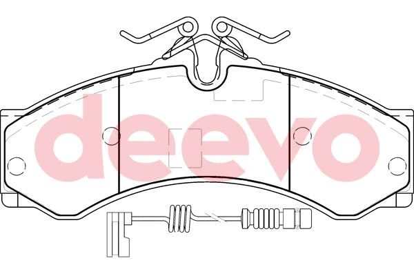 Brake Pad Set, disc brake (BP55840)