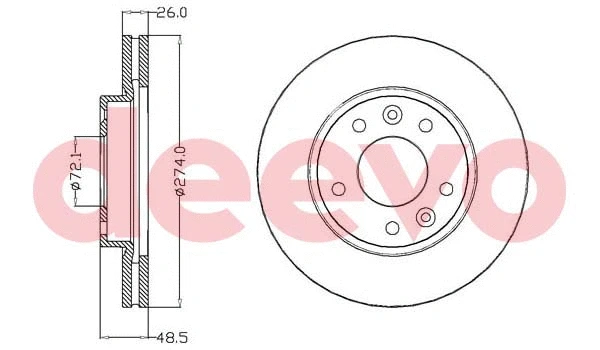 Brake Disc (BD18740)