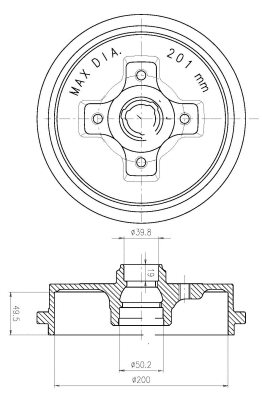 Brake Disc (BT80240)