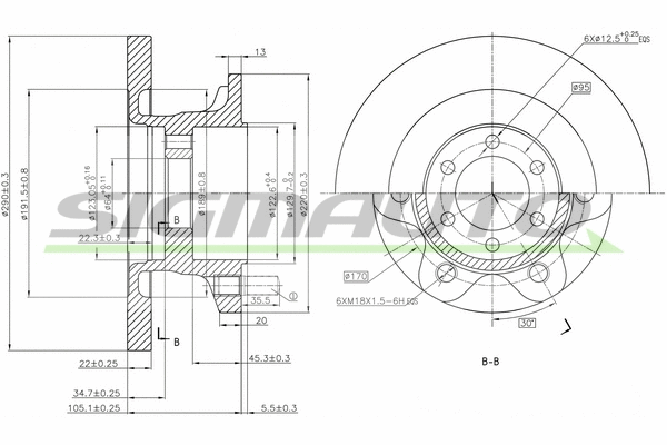 Brake Disc (DB0313S)