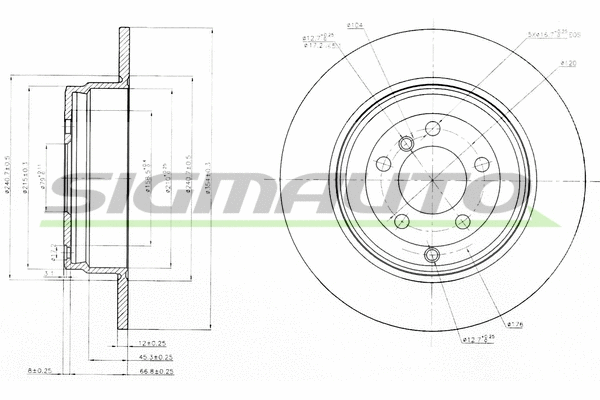 Brake Disc (DBB518S)