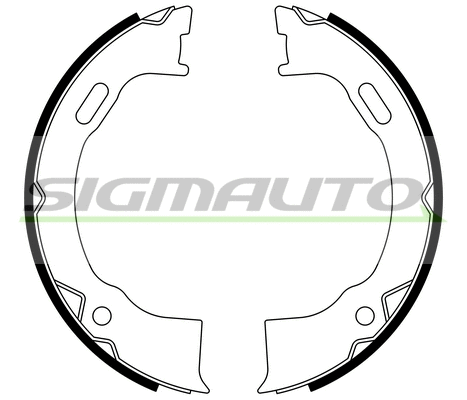 Brake Shoe Set, parking brake (SFA428)