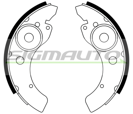 Brake Shoe Set (SFA510)