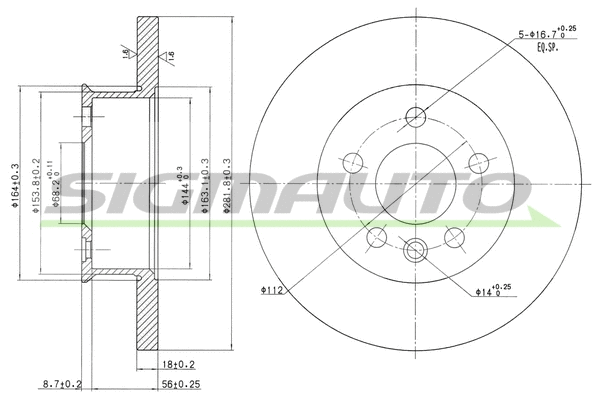 Brake Disc (DBA562S)