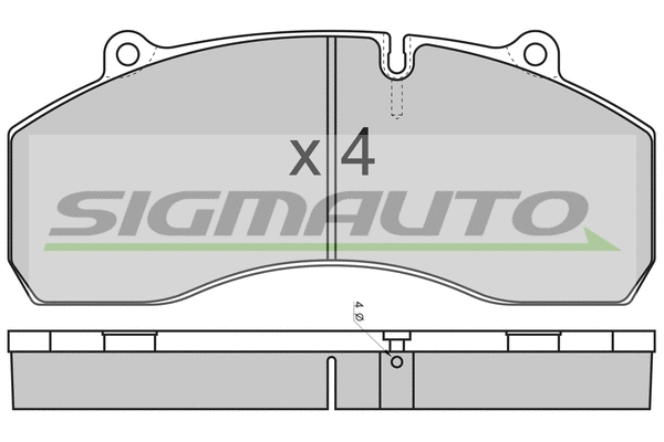 Brake Pad Set, disc brake (SPT309)