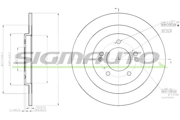 Brake Disc (DBC201S)