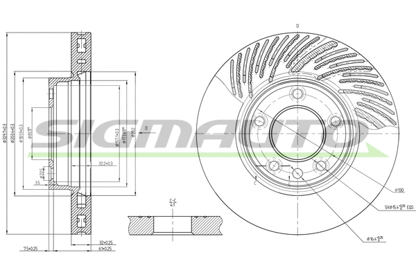 Brake Disc (DBB591VRD)