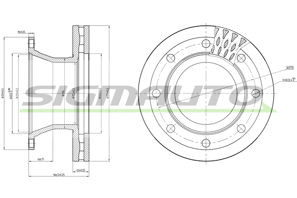 Brake Disc (DB0325V)