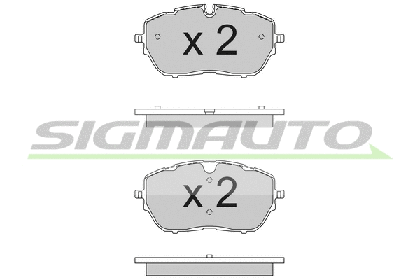 Brake Pad Set, disc brake (SPB790)