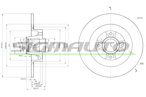 Brake Disc (DBB570S)