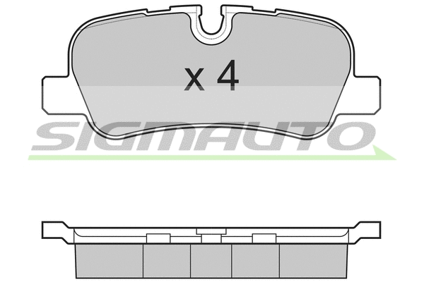 Brake Pad Set, disc brake (SPB207)