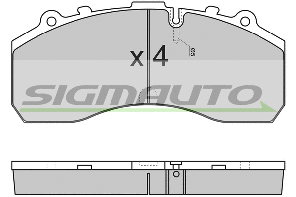 Brake Pad Set, disc brake (SPT278)