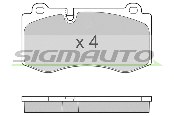 Brake Pad Set, disc brake (SPB362)