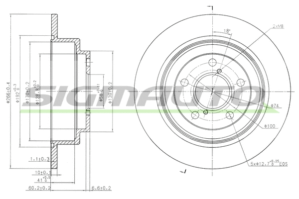 Brake Disc (DBA678S)