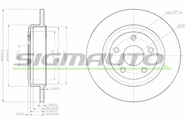 Brake Disc (DBC096S)