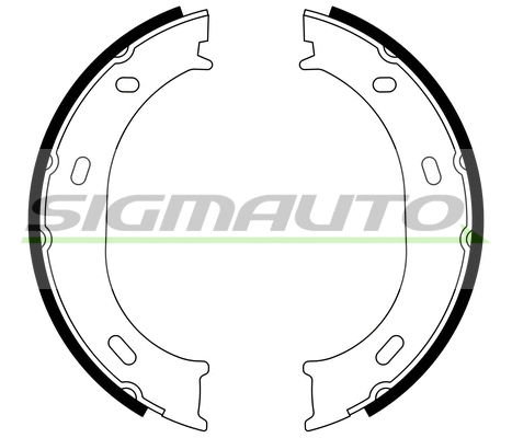 Brake Shoe Set, parking brake (SFA306)