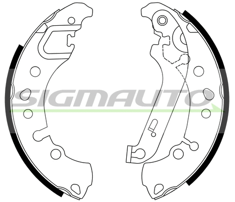 Brake Shoe Set (SFB115)