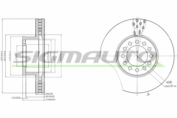 Brake Disc (DB0331V)