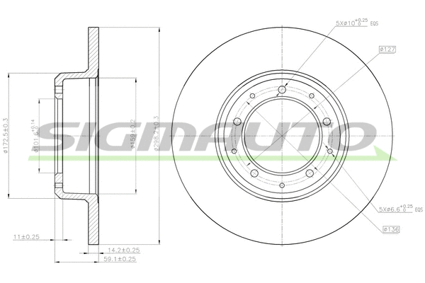 Brake Disc (DBC083S)